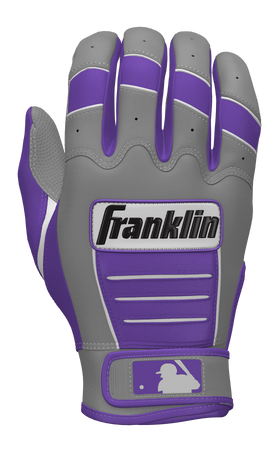 Franklin Custom CFX Pro Batting Gloves - Adult - Grey/Purple
