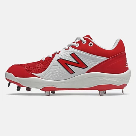 New Balance - Red/White Low-Cut L3000v5 Metal Spikes (L3000TR5)