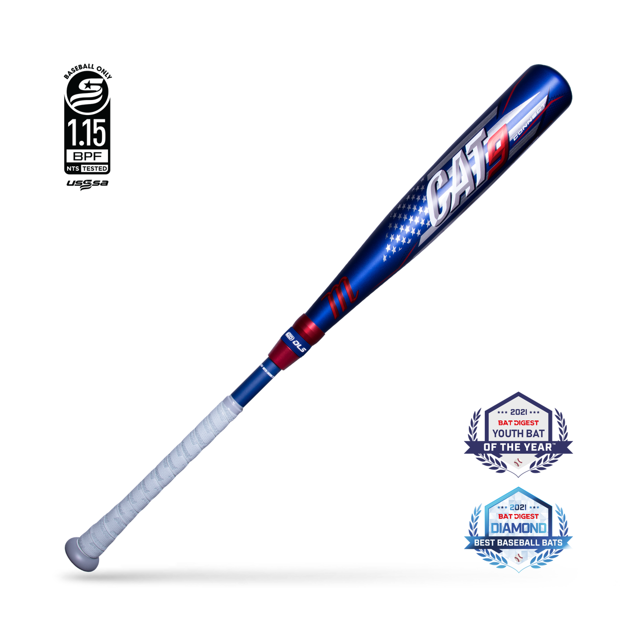 Marucci CAT9 PASTIME Connect Sr League (-5) Baseball Bat (MSBCC95A)