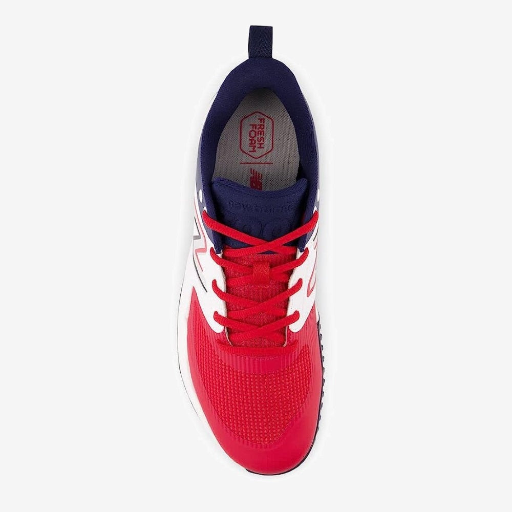 New Balance Navy/Red/White T3000v6 Turf Shoes