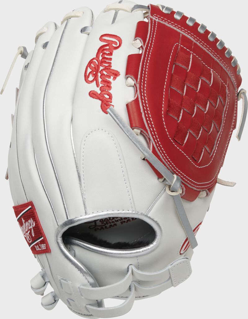 Rawlings Liberty Advanced 12" Fastpitch Infield/Pitcher's Glove - White/Red
