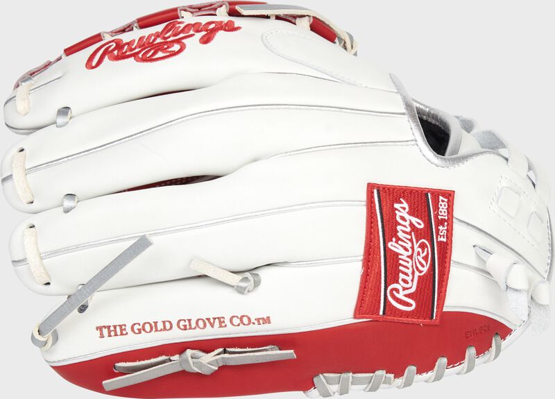 Rawlings Liberty Advanced 12" Fastpitch Infield/Pitcher's Glove - White/Red