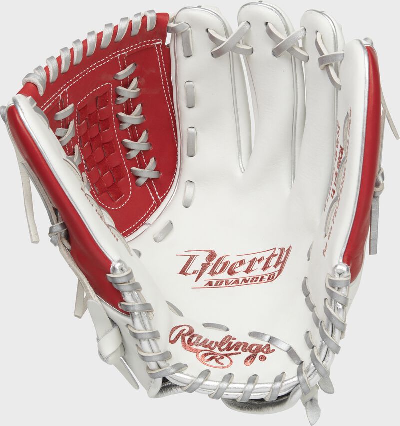 Rawlings Liberty Advanced 12.5" Fastpitch Glove - White/Red