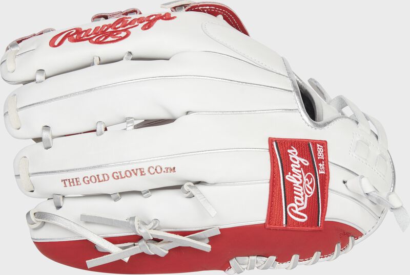 Rawlings Liberty Advanced 12.75" Fastpitch Glove - White/Red