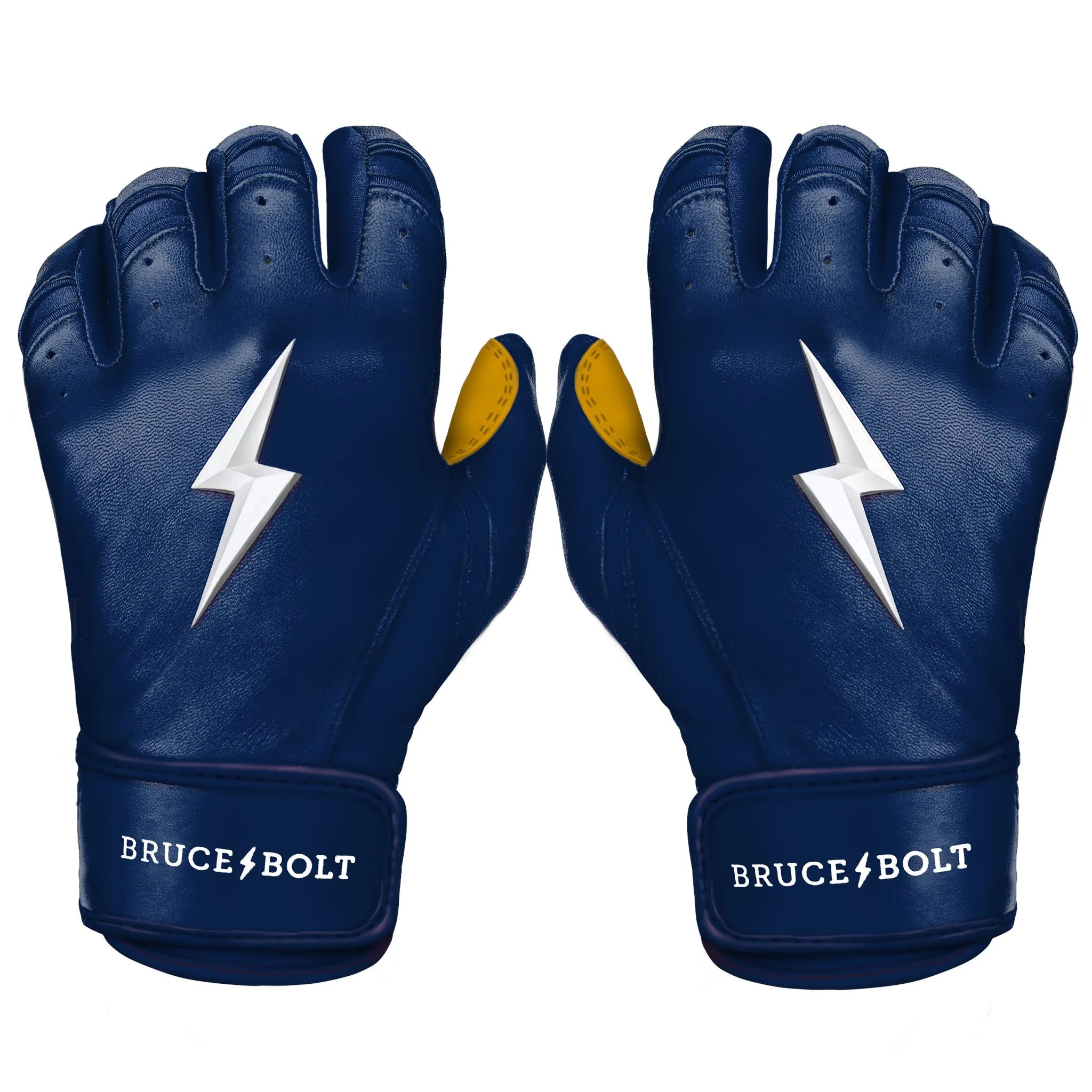 Bruce Bolt - PREMIUM PRO Adult Short Cuff Batting Gloves