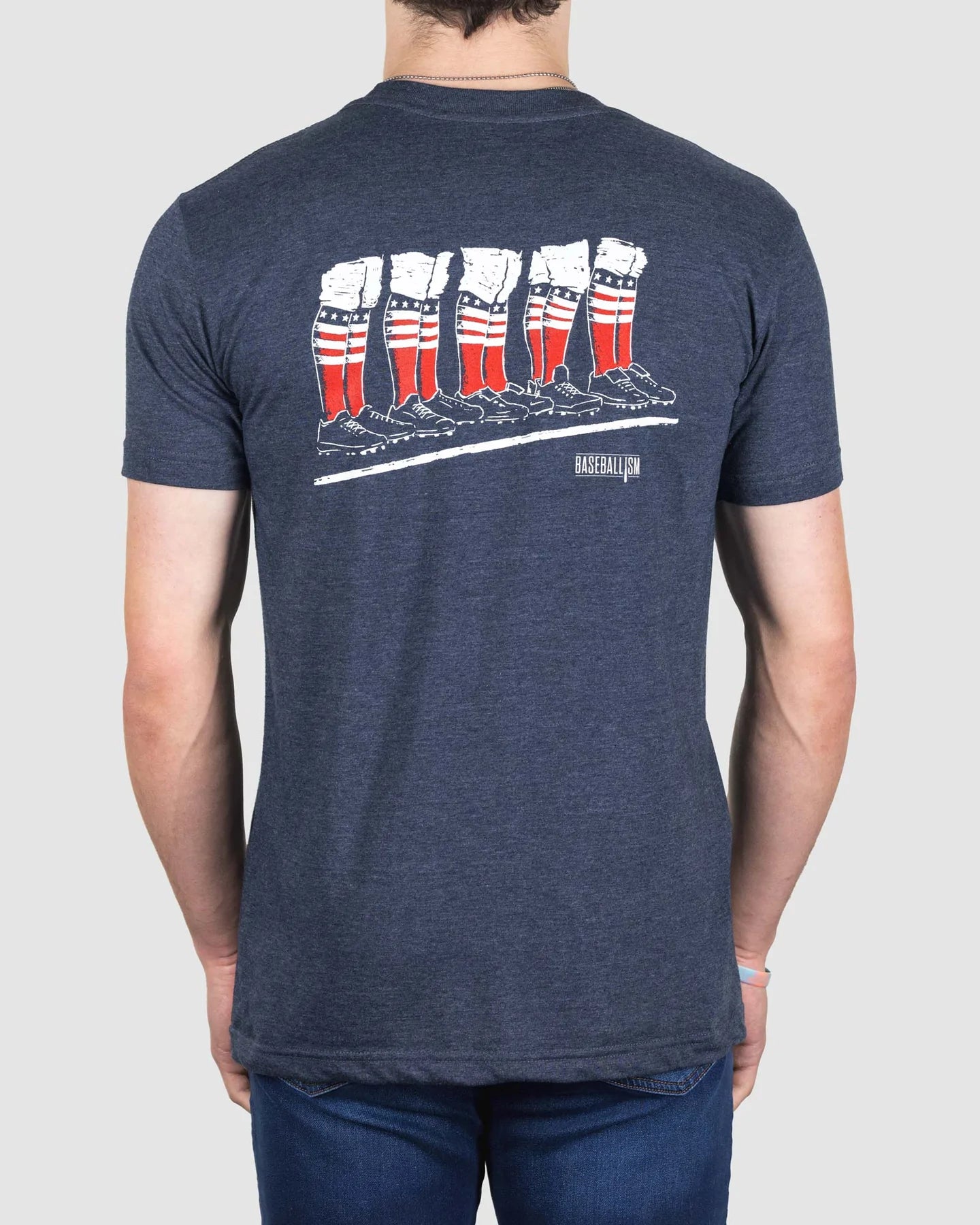 Baseballism Star Spangled Banner Men's T-Shirt