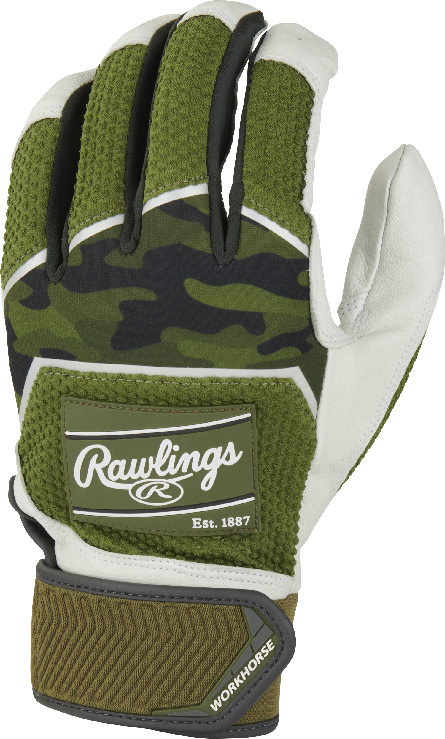 Rawlings Workhorse CAMO Batting Gloves