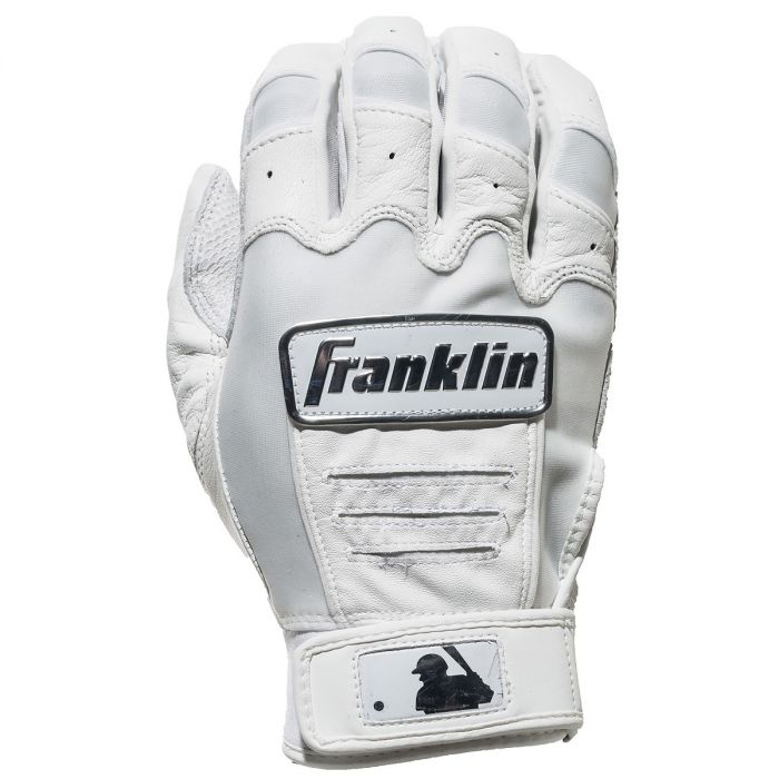 Franklin CFX Pro Chrome Batting Gloves - Adult - White