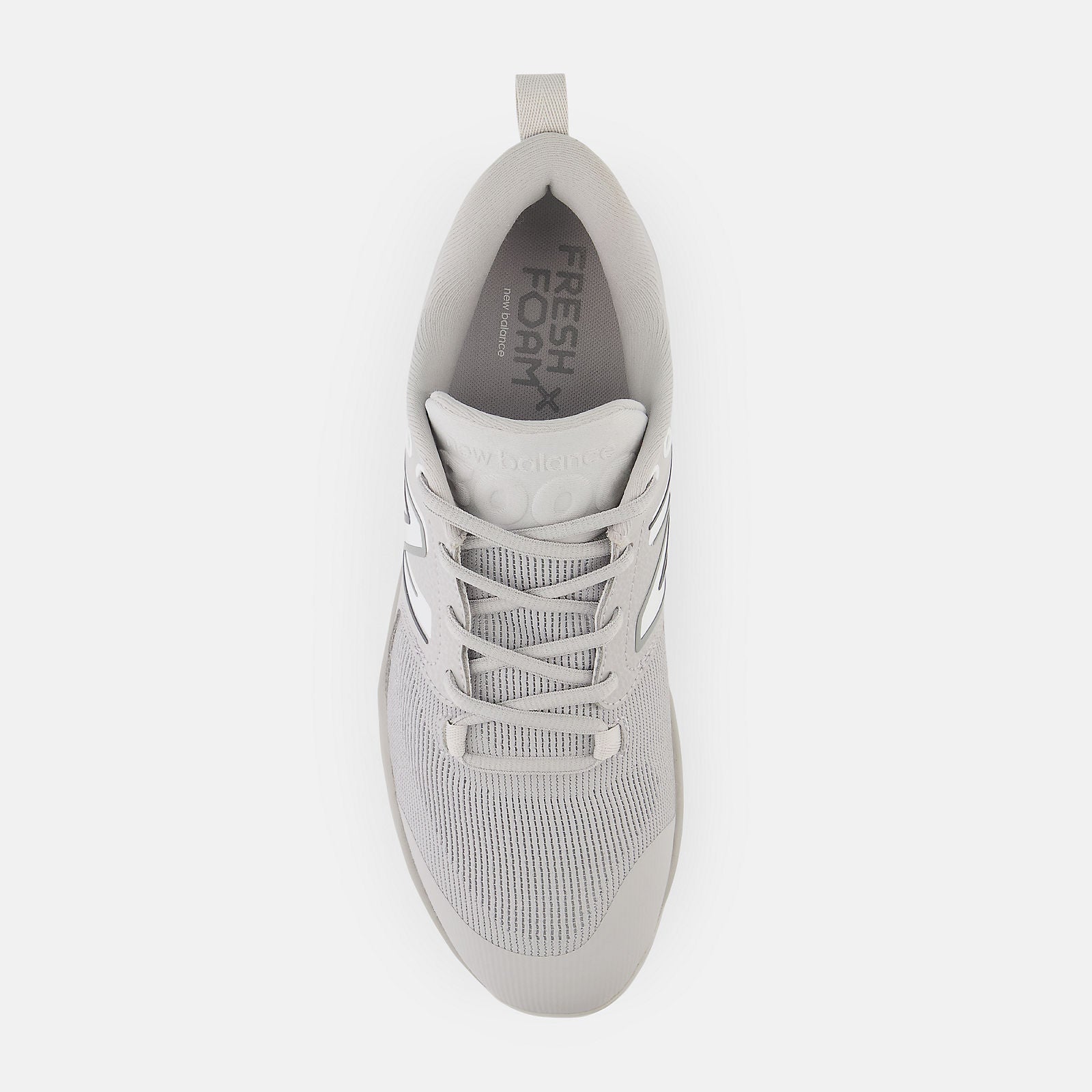 New Balance Grey/White L3000v6 Metal Spikes