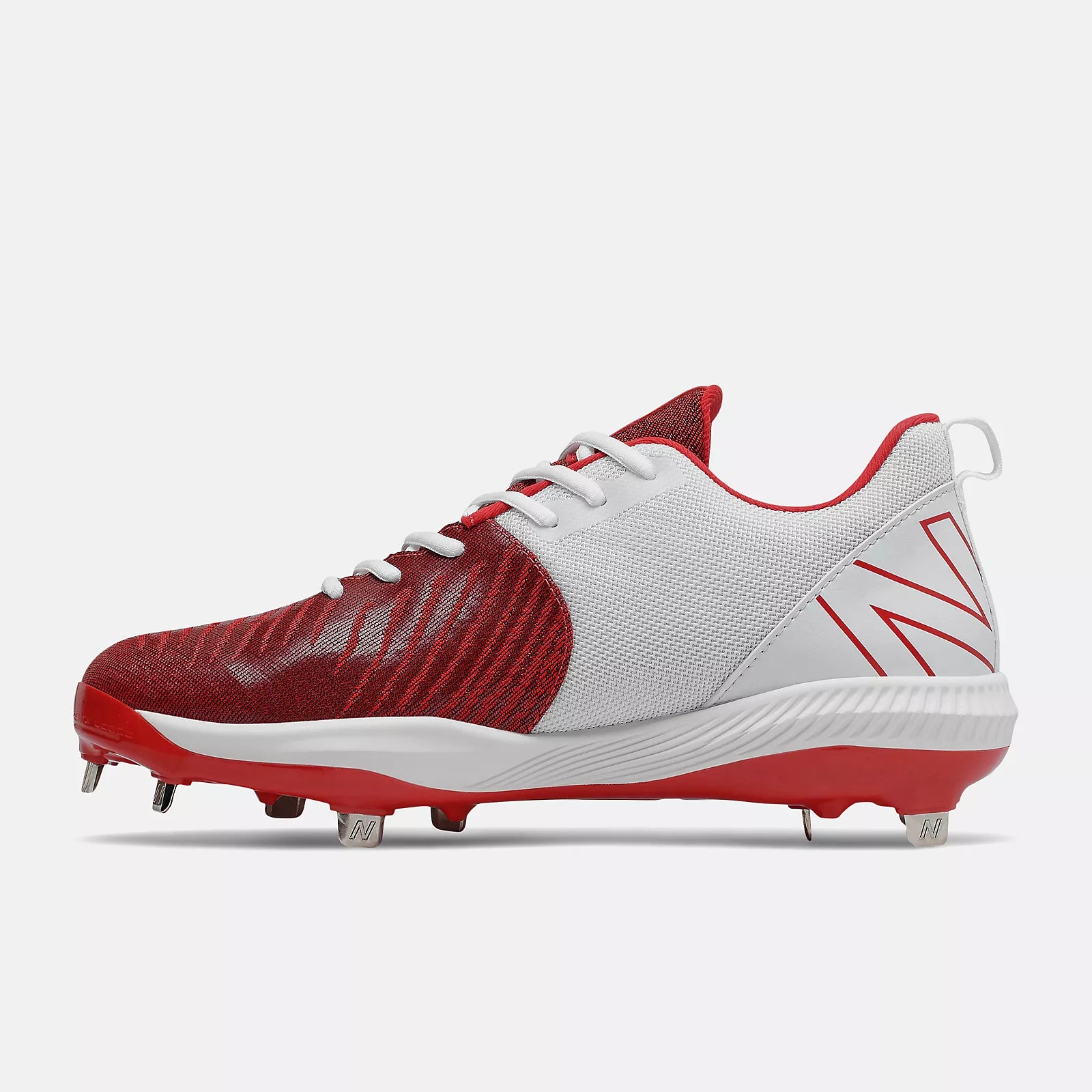 New Balance - Red/White FuelCell 4040v6 Metal Spikes (L4040TR6)