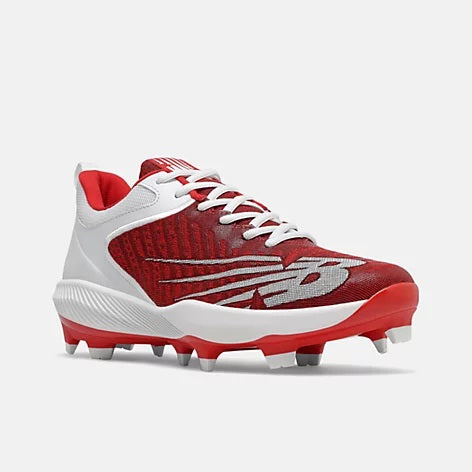New Balance - Red/White FuelCell 4040v6 Molded Cleats (PL4040R6)