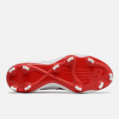 New Balance - Red/White FuelCell 4040v6 Molded Cleats (PL4040R6)