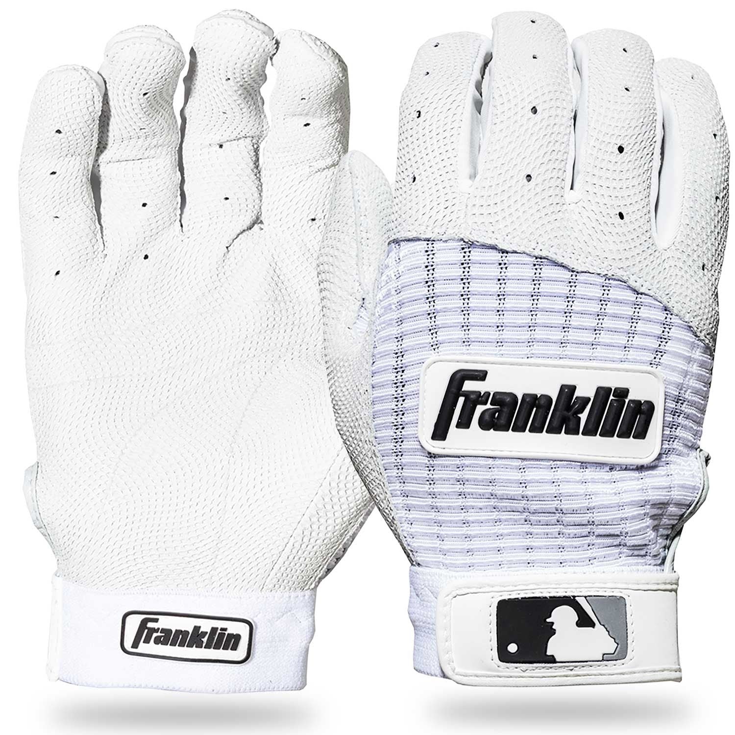Franklin Pro Classic Batting Gloves - Adult - White