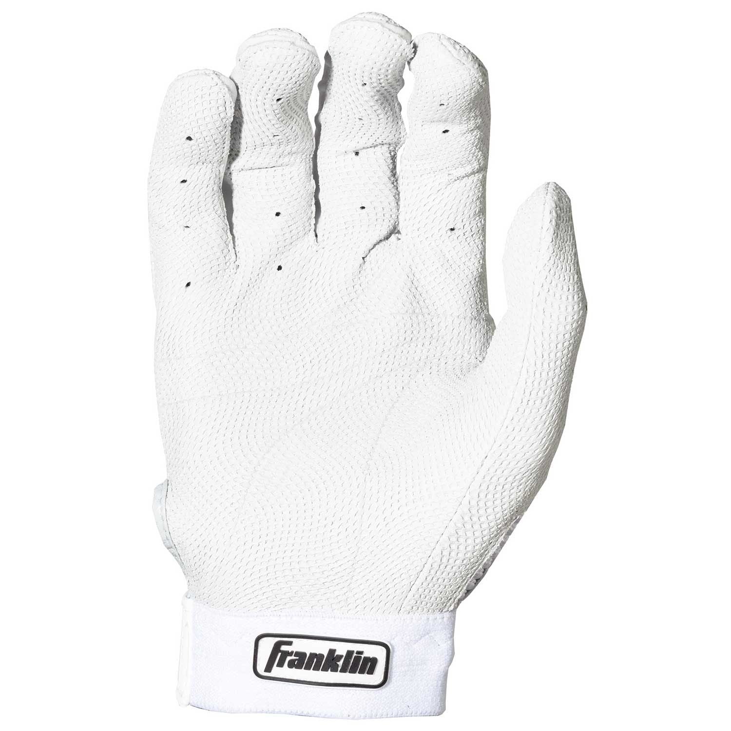 Franklin Pro Classic Batting Gloves - Adult - White