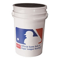Rawlings Bucket with 36 ROLB1X Practice Baseballs