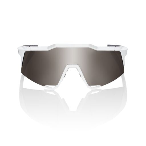 100% - Speedcraft - Matte White/HiPER Silver Mirror (61001-000-76)