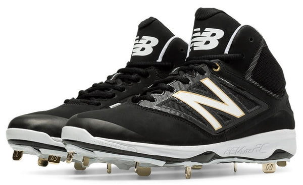 Gold 4040v3 New Balance Cleats New Balance M4040BK3 Black/White