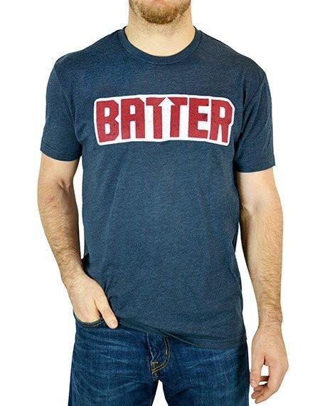 Baseballism Batter Up Navy T-Shirt (Men's)