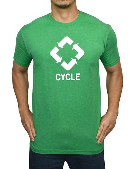 Baseballism - Cycle - Green T-Shirt (Men's)