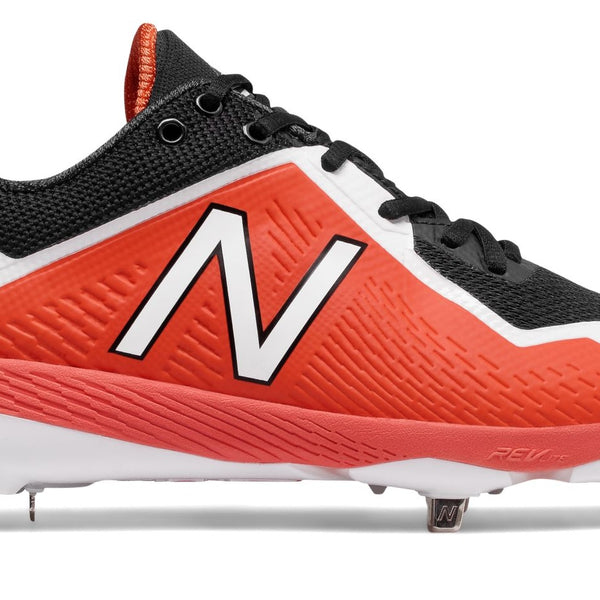 New Balance - Black/Orange 4040v4 Baseball Spikes (L4040BO4) display picture 3