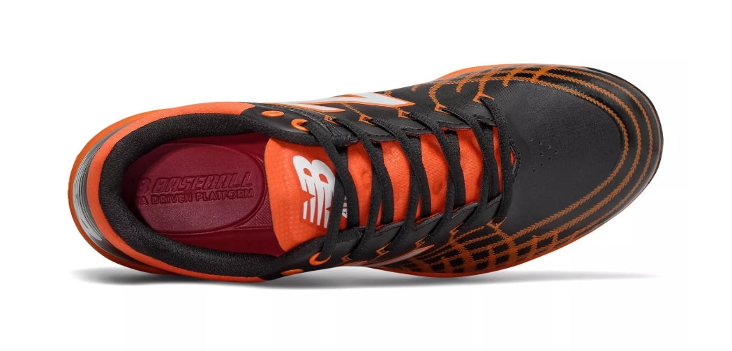 New Balance 4040v5 Metal Spikes - Black/Orange (L4040BO5)