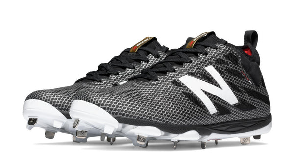 New Balance Black Silver Low Cut 406 Metal Baseball Spikes L406BG1