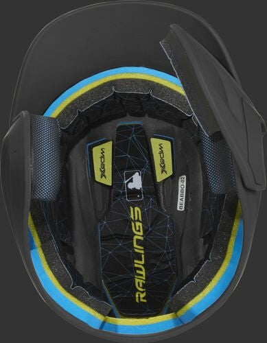 Rawlings Mach Batting Helmet W/ EXT Flap - Black (MACHEXTR)