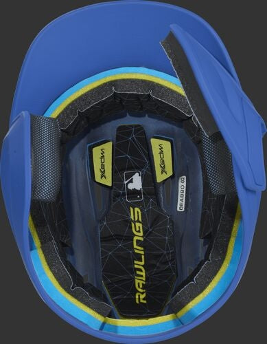 Rawlings Mach Batting Helmet W/ EXT Flap - Royal (MACHEXTR)