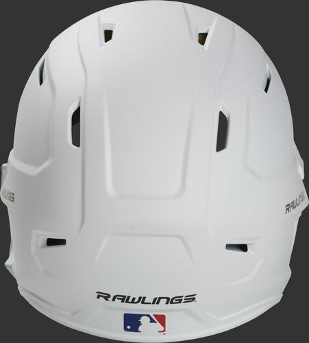 Rawlings Mach Batting Helmet W/ EXT Flap - White (MACHEXTR)