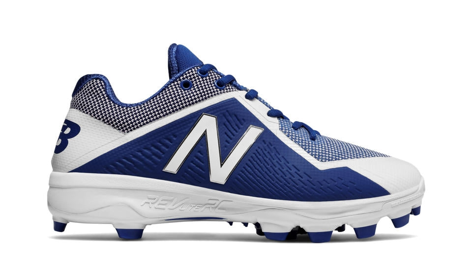 New Balance - Royal/White Low Rubber Baseball Cleats (PL4040D4)