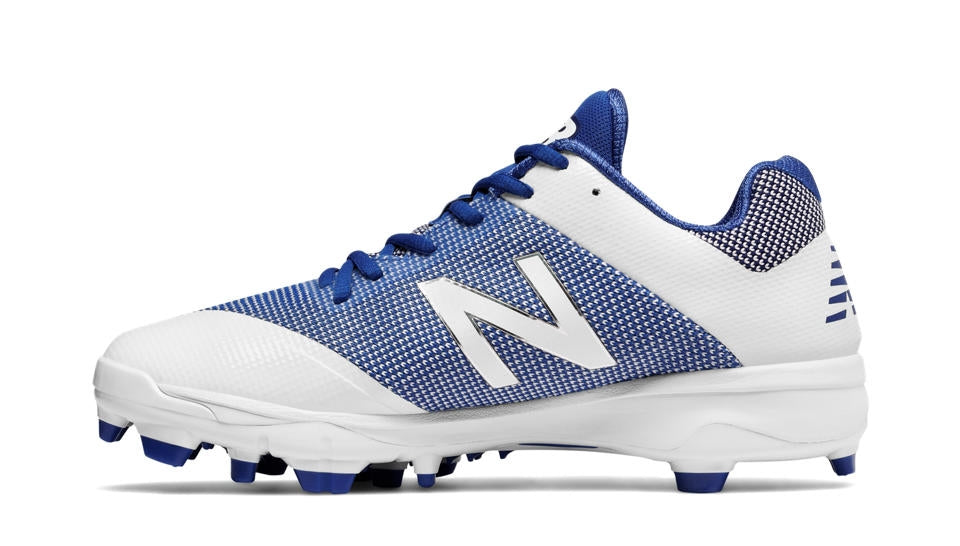 New Balance - Royal/White Low Rubber Baseball Cleats (PL4040D4)