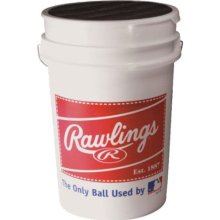 Rawlings BuckR100HSX 3 Dozen Baseball in A Bucket