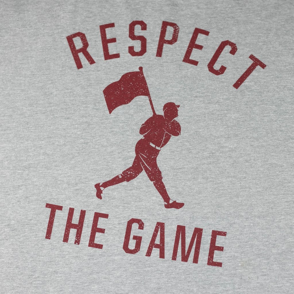 Baseballism - Respect The Game Grey T-Shirt (Men's)