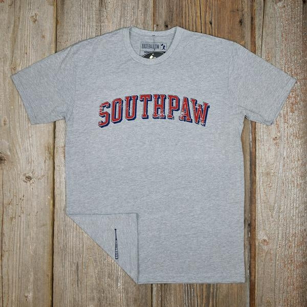 Baseballism - Southpaw State - Grey T-Shirt (Men's)