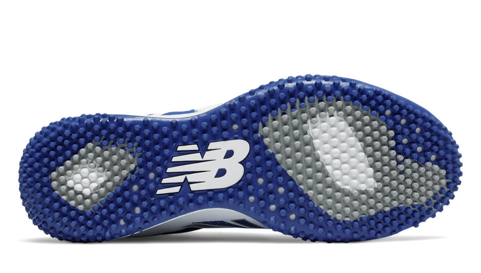 New Balance - Royal/White 4040v4 Baseball Turf Shoes (T4040TB4)
