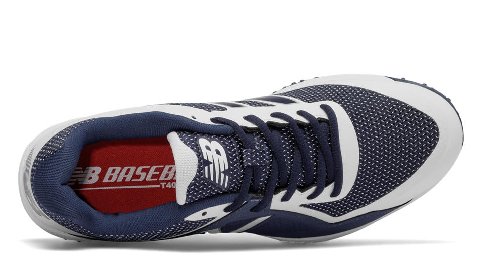 New Balance - Navy/White 4040v4 Baseball Turf Shoes (T4040TN4)