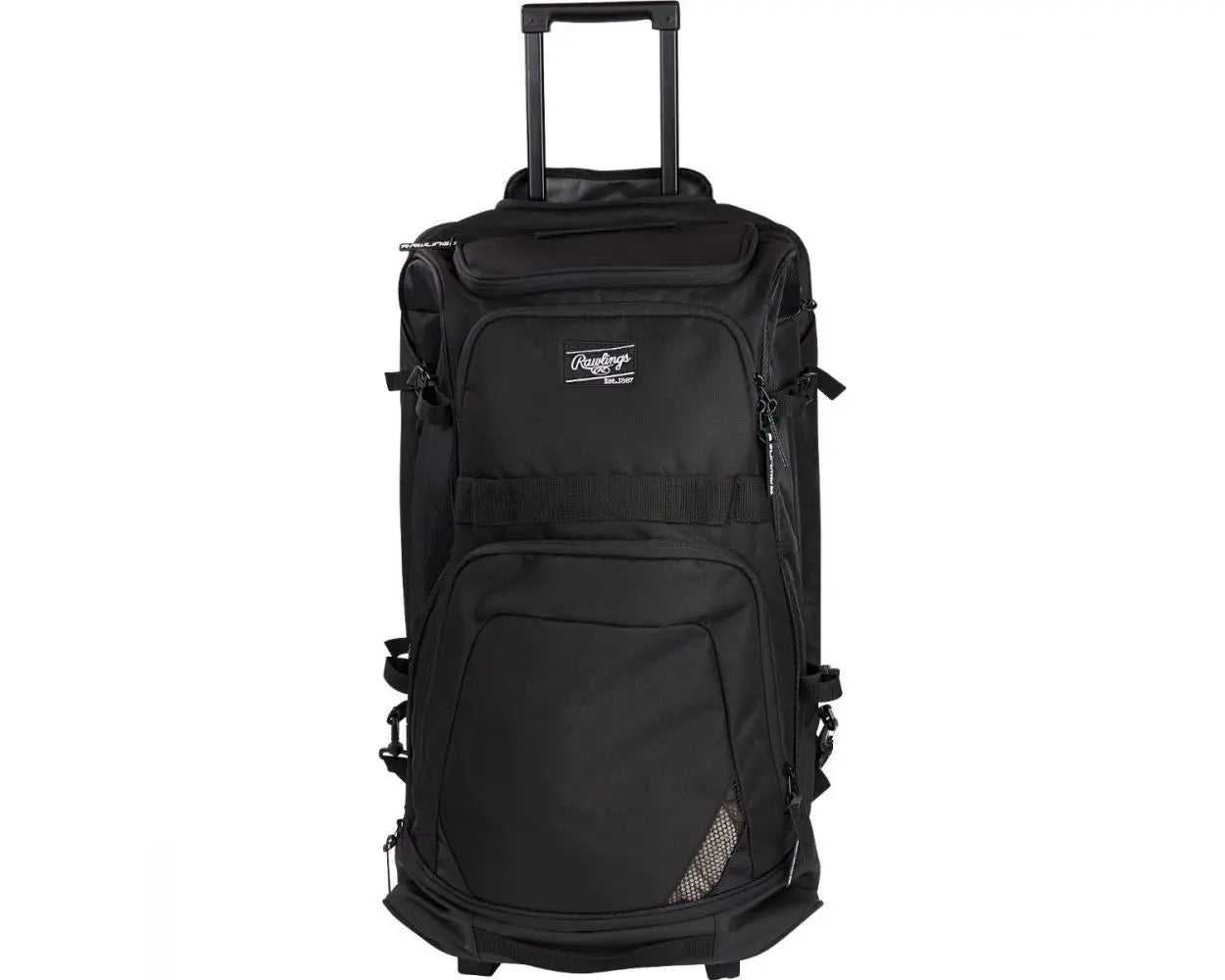 Rawling R1801 Wheeled Catchers Backpack - Black